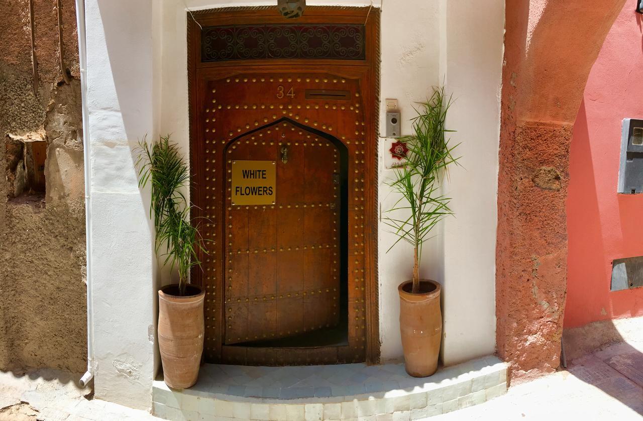 Riad White Flowers Marrakesh Exteriör bild